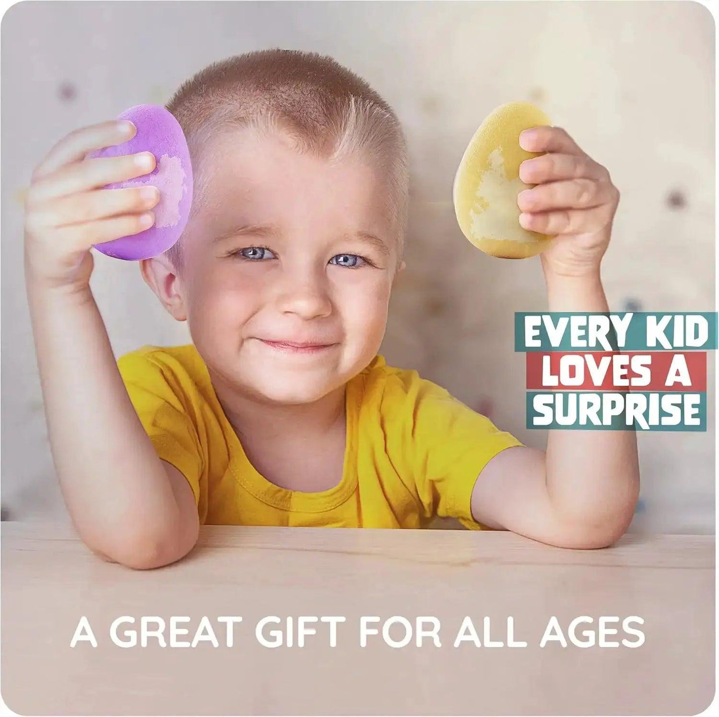 Dino Egg Bath Bombs With Toy Inside For Kids - ToylandEU™