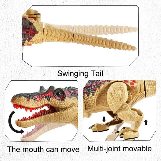 Dino Roar Remote Control Toy - Interactive Velociraptor with Realistic - ToylandEU™