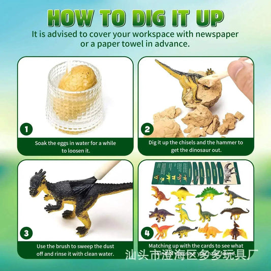 Dinosaur Egg Excavation Kit For STEM Learning Hands On - ToylandEU™