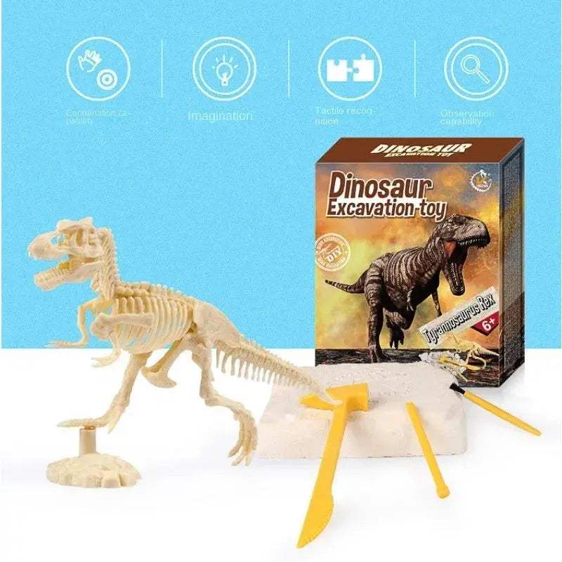 Dinosaur Excavation Kit For Kids Educational Fossil Discovery - ToylandEU
