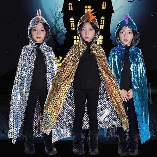 Dinosaur Hooded Cloak for Kids - Ideal for Halloween & Playtime Fun! - ToylandEU