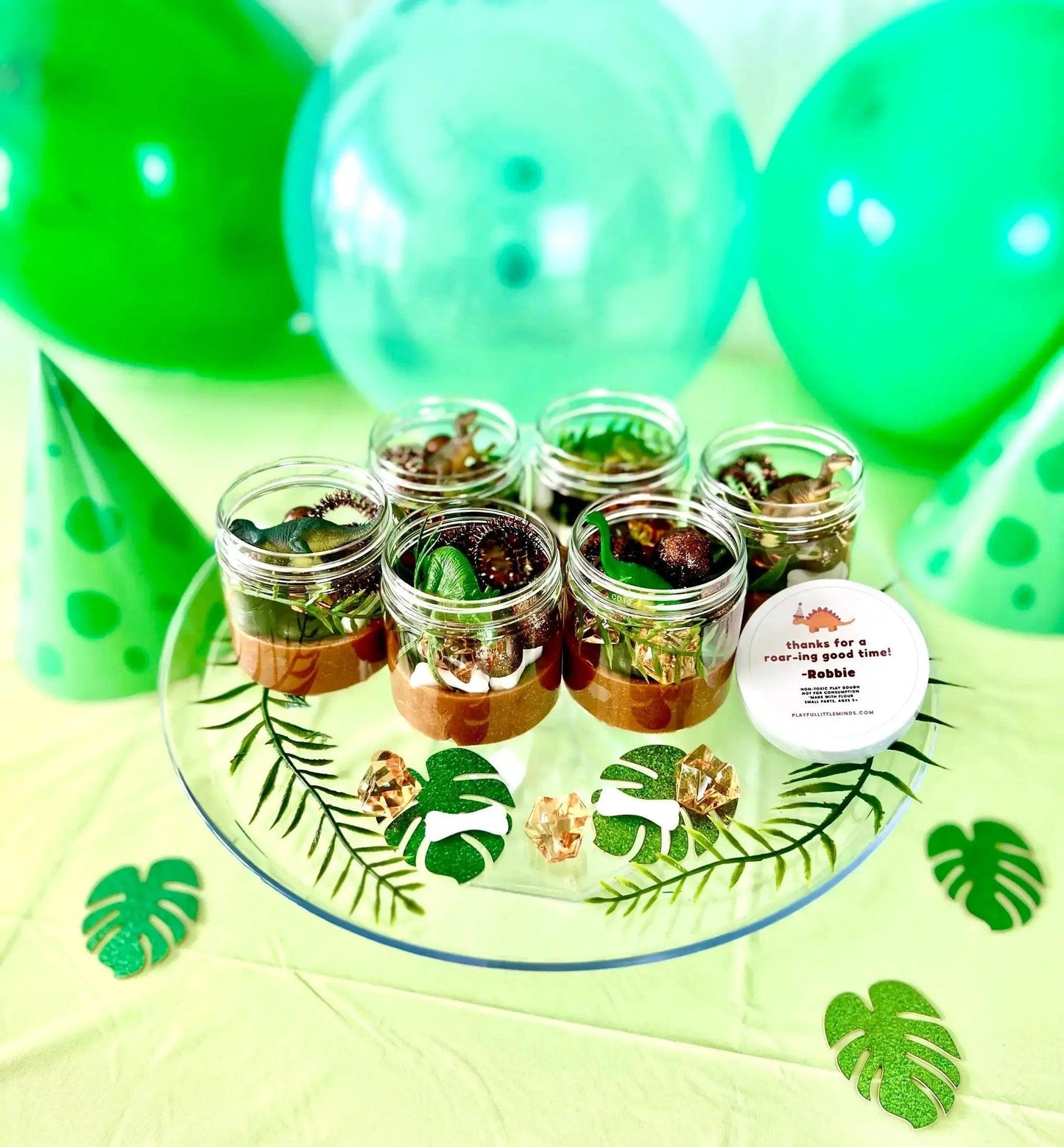 Dinosaur Play Dough Party Favors All Natural For Kids - ToylandEU™