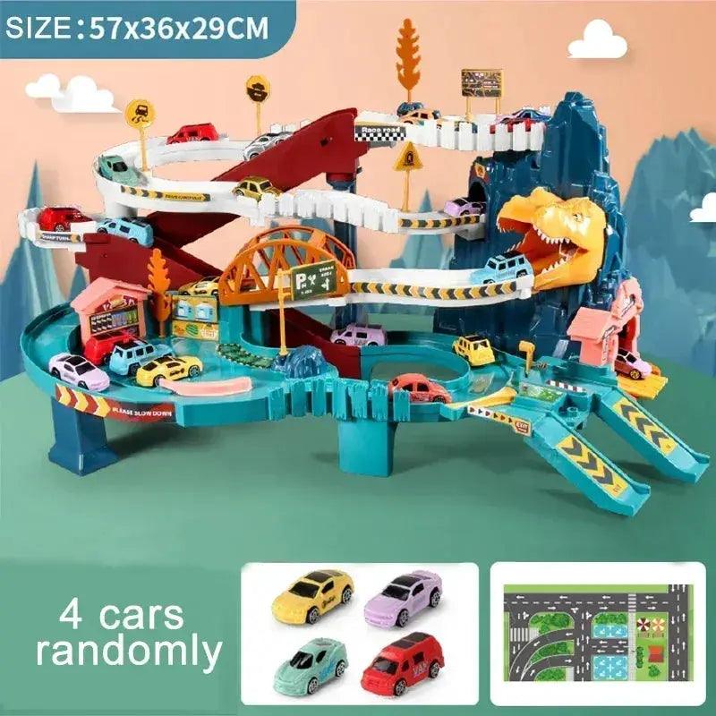 Dinosaur Rail Car Adventure Premium Interactive Playset - ToylandEU™