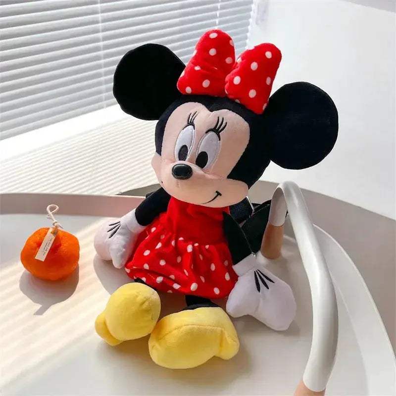 Disney Mickey Plush Backpack Soft Cartoon Bag For Girls - ToylandEU
