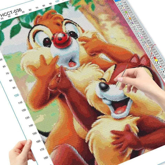 Disney Simba Cross Stitch Kit - Cartoon Art Needlework for Kids, Copper Embroidery Canvas Gift - ToylandEU™