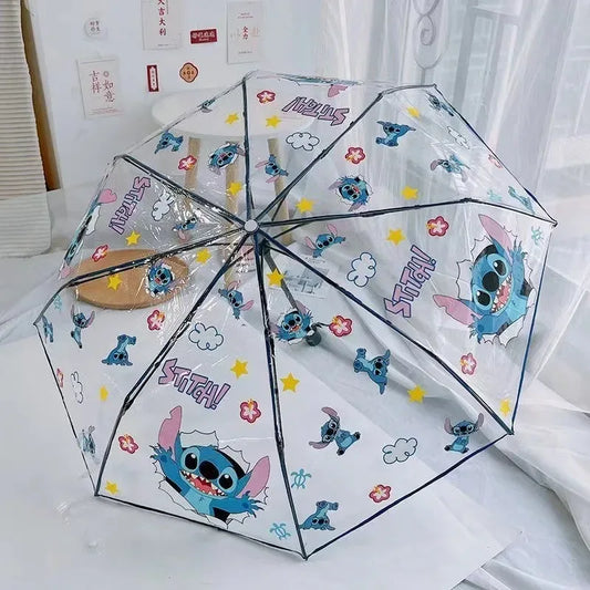 Disney Stitch Folding Umbrella Windproof Portable Cartoon Gift - ToylandEU