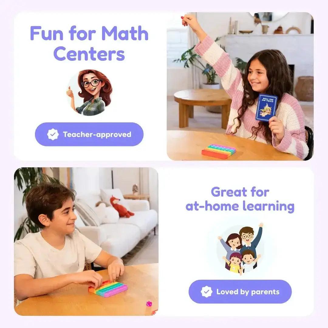 Division Card Pack For Kids Colorful Math Practice - ToylandEU™
