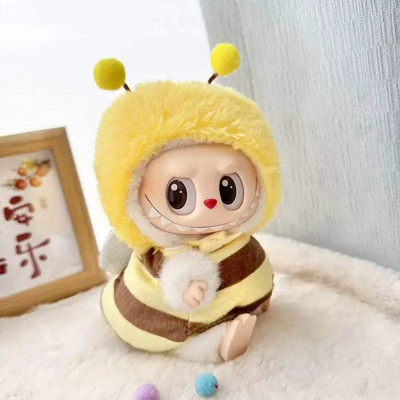 Doll Clothes For 15-17cm Labubu Pendant Baby Bee Shark - ToylandEU