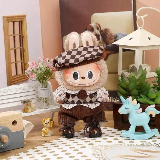 Doll Clothes For 17CM Labubu Fashion Mini Plush Doll - ToylandEU™