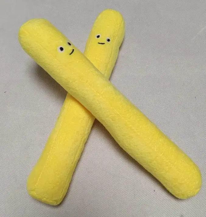 Creative Cartoon French Fries Hamburger Pizza Ornaments Couple Plush Toy Doll for Girls and Boys Birthday Gifts - ToylandEU™