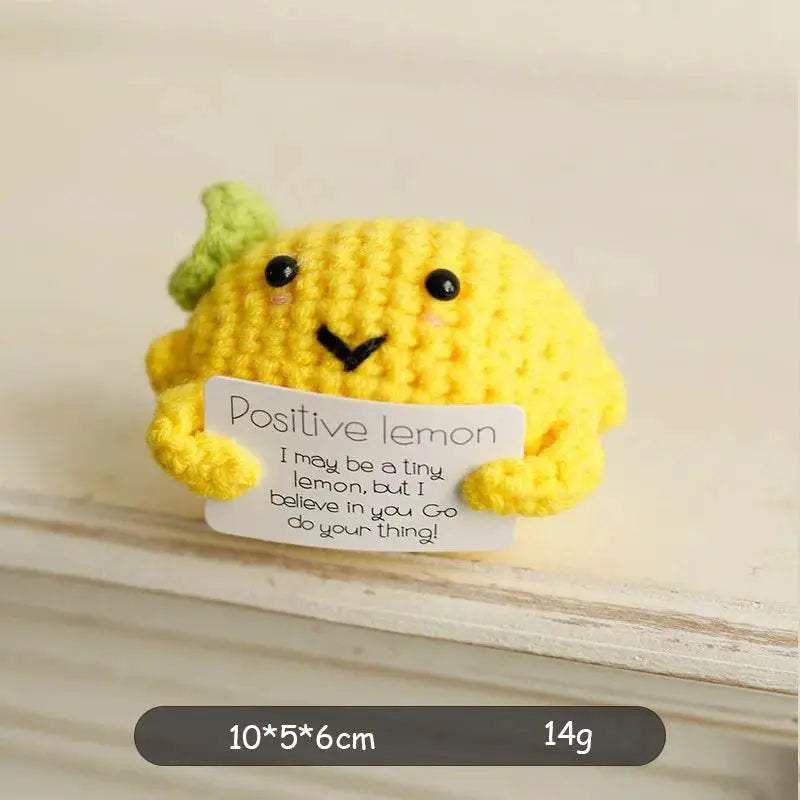 New Positive Potato Crochet Doll Handmade Room Decor Gift - ToylandEU™