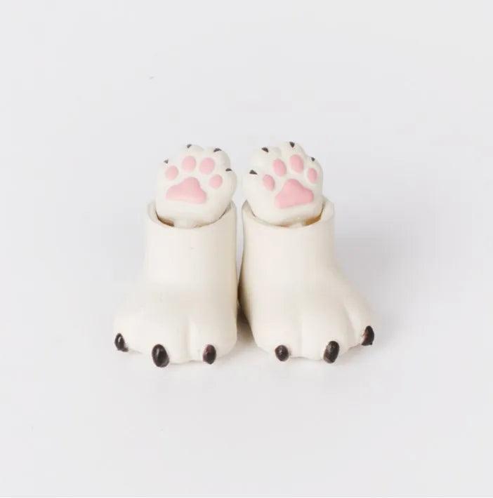 Doll Shoes 1:12 | Cat Claw Shoes 2Pcs | Toylandeu™