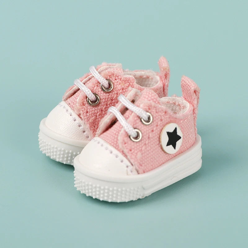 Doll Shoes | 1:12 Scale Low Top Velcro | Toylandeu™
