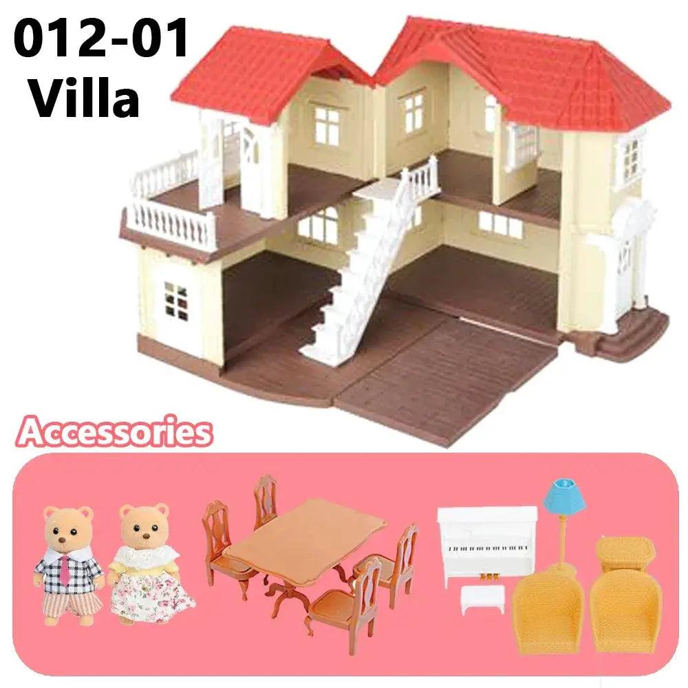 Deluxe Dollhouse Villa Set For Creative Miniature Play - ToylandEU™
