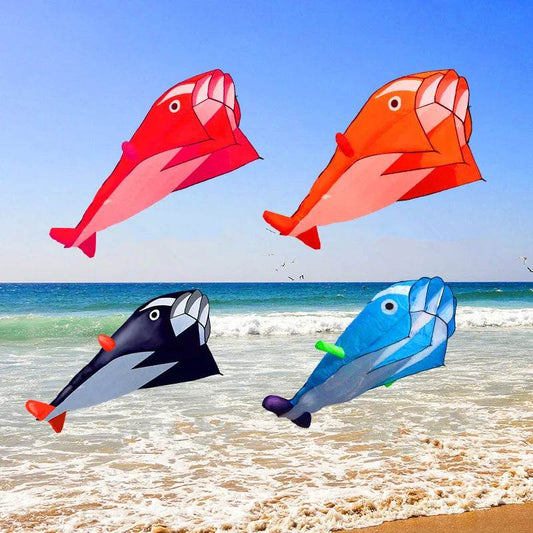 Dolphin Kite: Fun-Filled Outdoor Flying Toy for All Ages - ToylandEU