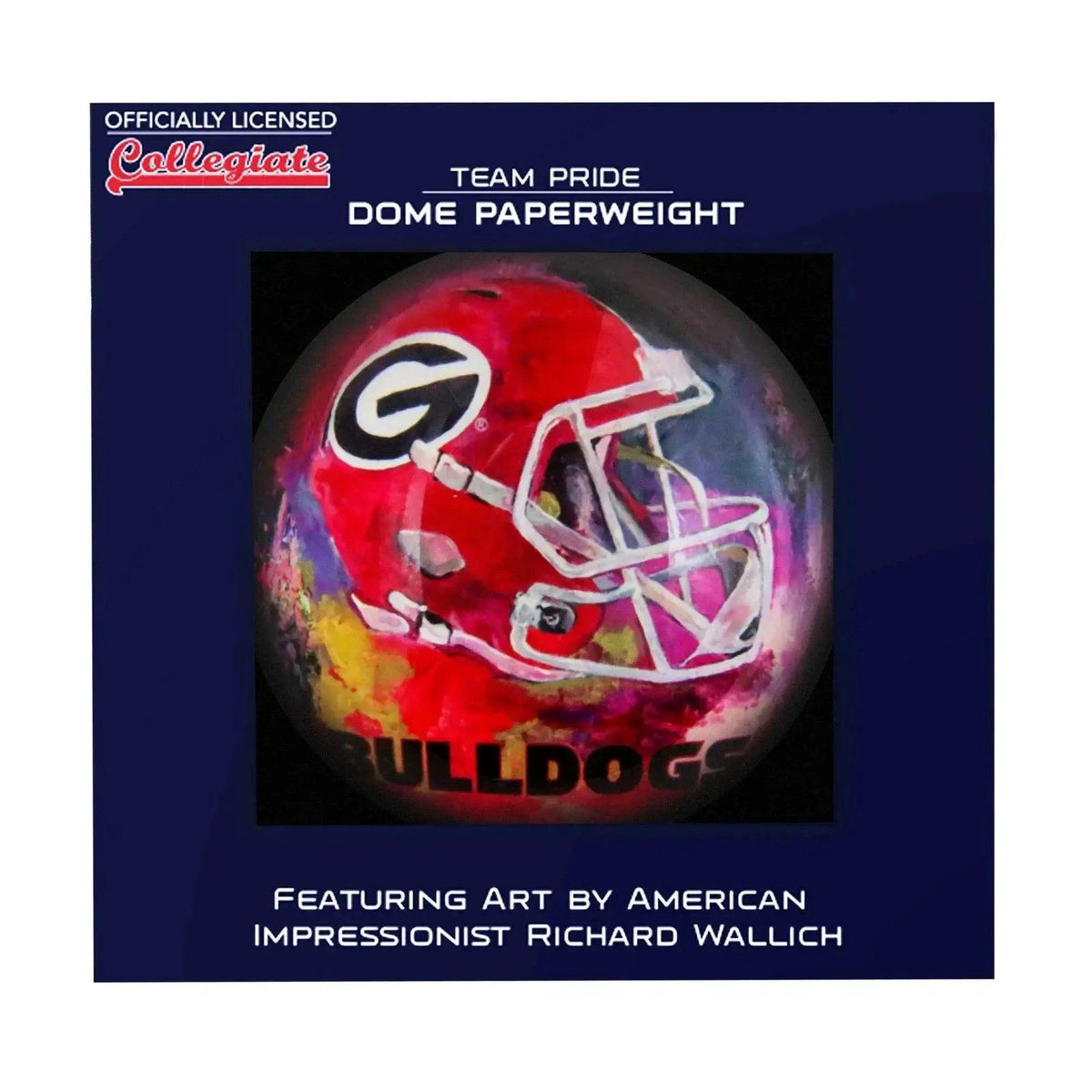 Georgia Bulldogs Domed Glass Paperweight Official Edition - ToylandEU™