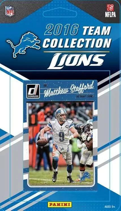 Detroit Lions Donruss NFL Team Set 2016 Card Collection - ToylandEU™