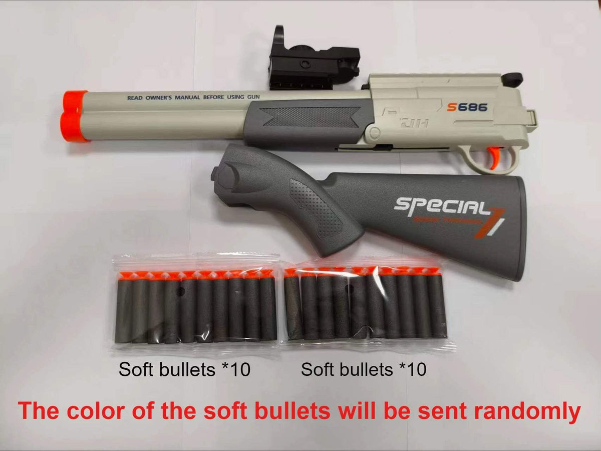 Double Barrel Toy Gun | Non Electric | Toylandeu™