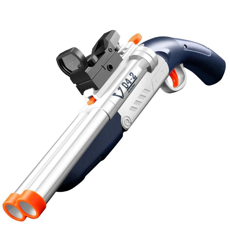 Double Barrel Toy Gun | Soft Bullets | Toylandeu™