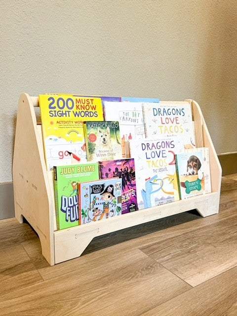 Double Sided Bookshelf | Baltic Birch Ply | Toylandeu™