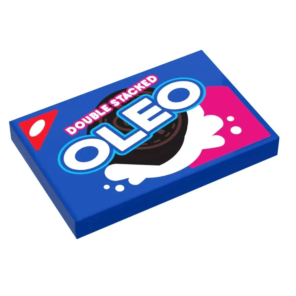 Double Stacked OLEO Cookies Pack (2x3 Tile) made using LEGO part - ToylandEU