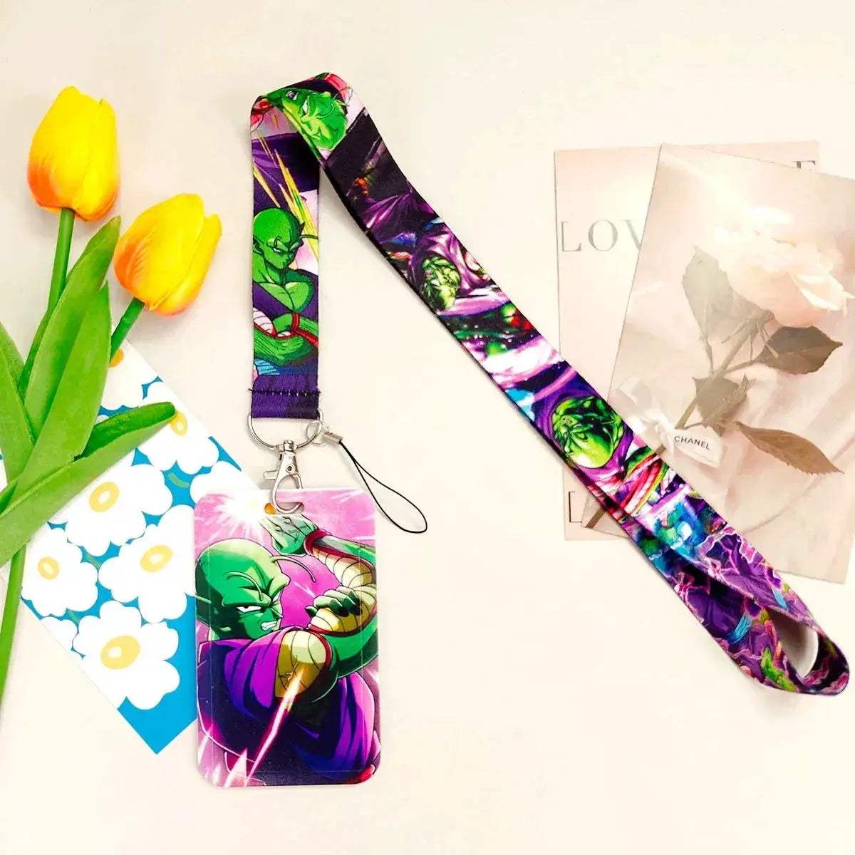 Dragon Ball Credential Holder Anime Lanyards Neck Strap For Card Badge Keychain Accessories - ToylandEU