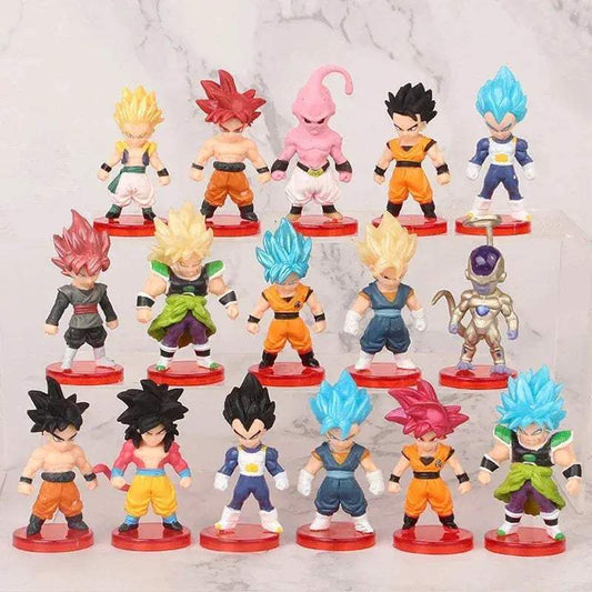 Dragon Ball Z Action Figures Set 16 Pieces Bandai - ToylandEU™