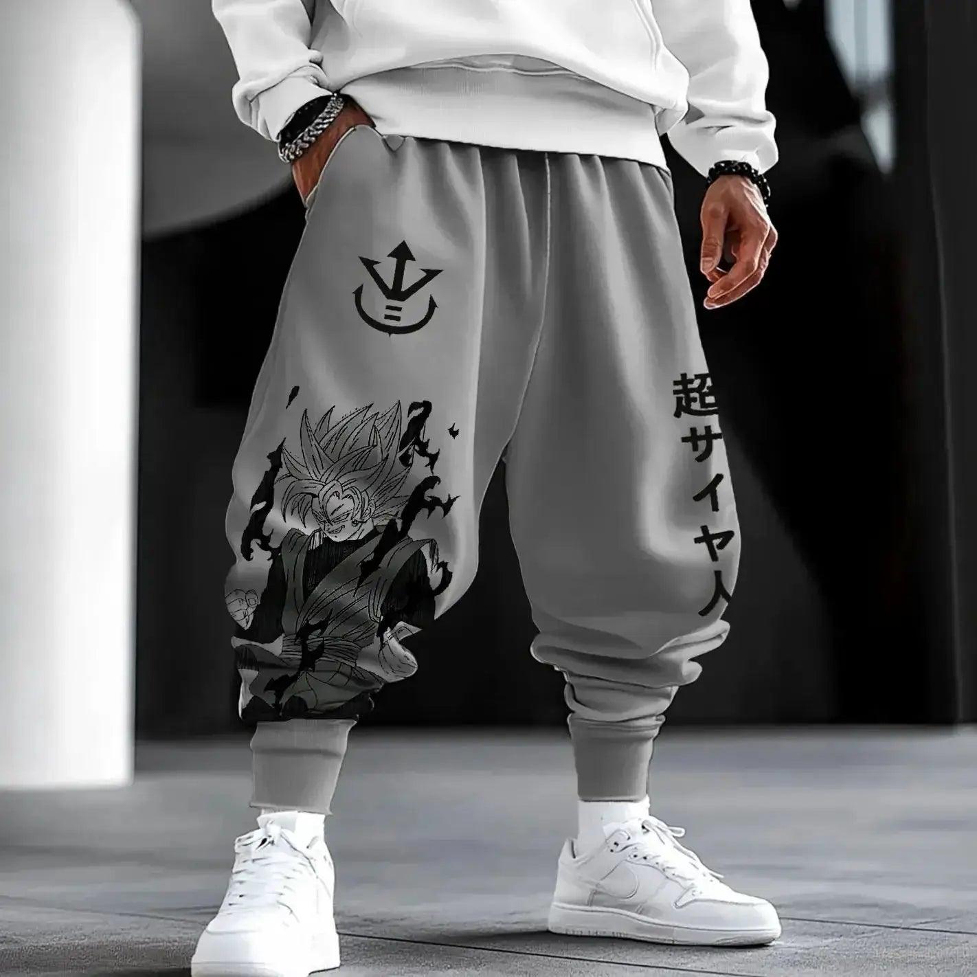 Dragon Ball Z Anime Print Joggers Streetwear Bandai - ToylandEU™
