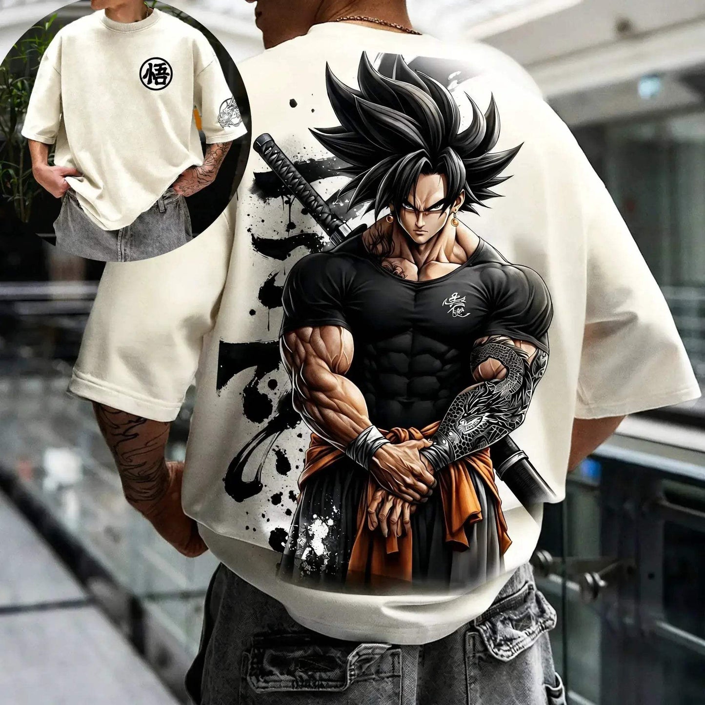Dragon Ball Z Goku Super Saiyan 4 Graphic Cotton Tee - ToylandEU