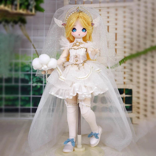 Dream Fairy 1/4 Doll White Skin 16 Inch BJD Full Set Gift - ToylandEU
