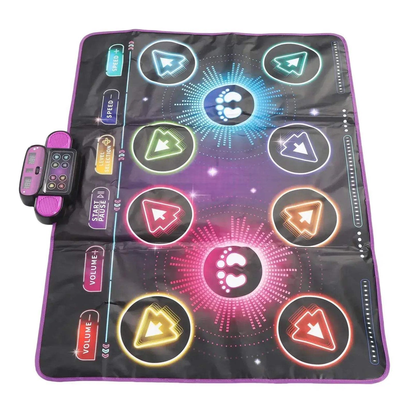 Dual Player Dance Mat With Built In Music For Home - ToylandEU