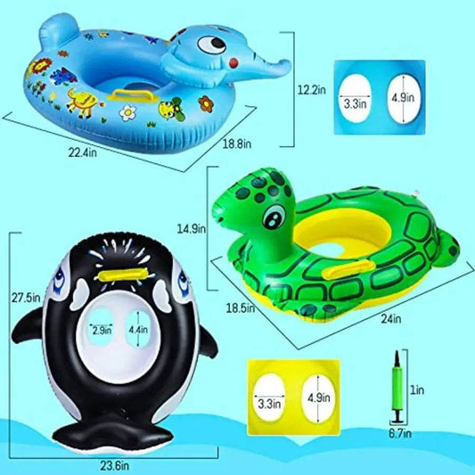 Inflatable Pool Floats Durable 3 Pack For Beach Fun - ToylandEU™