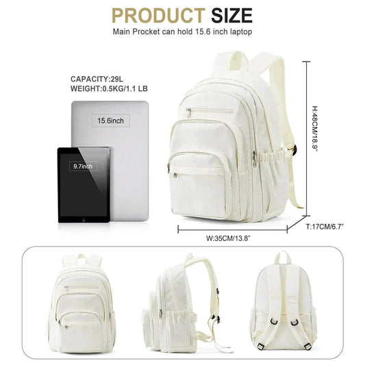 Durable 3 Pocket Backpack School Bag Toyland EU - ToylandEU™