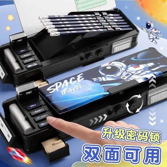 Durable Astronaut Pencil Case With Password Lock For Boys - ToylandEU