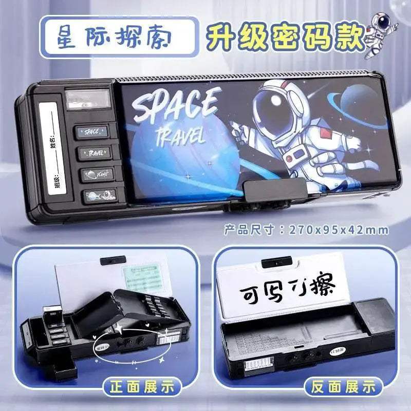 Durable Astronaut Pencil Case With Password Lock For Boys - ToylandEU