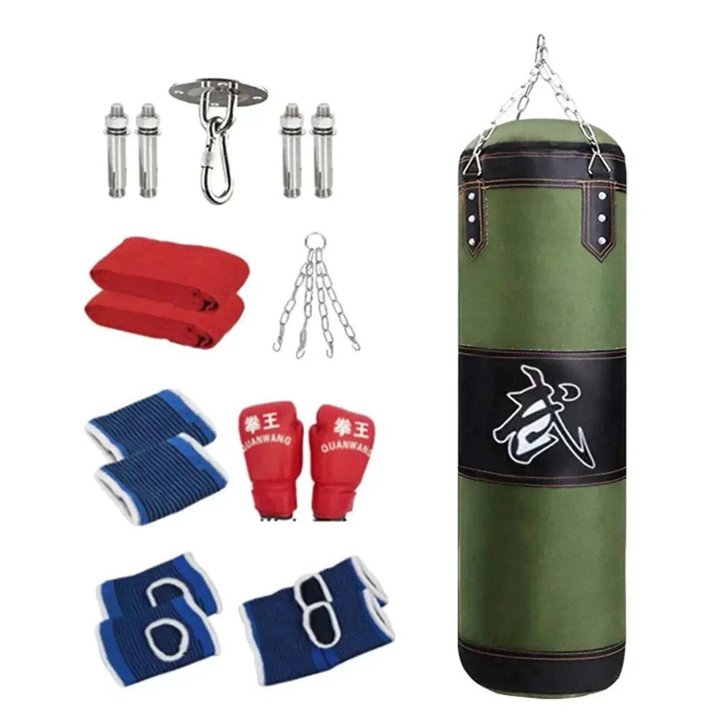 Durable Boxing Bag Unfilled With Gloves For Kids Home Gym - ToylandEU