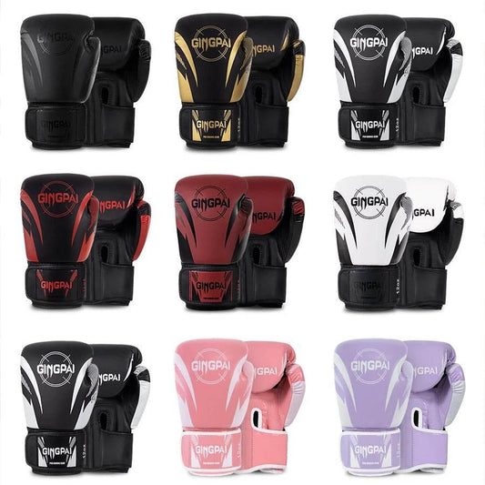 Durable Boxing Gloves PU Leather Multi Size Unisex Training - ToylandEU