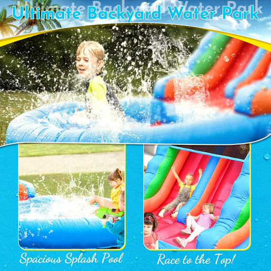 Durable Commercial Inflatable Water Slide 950W Blower - ToylandEU™