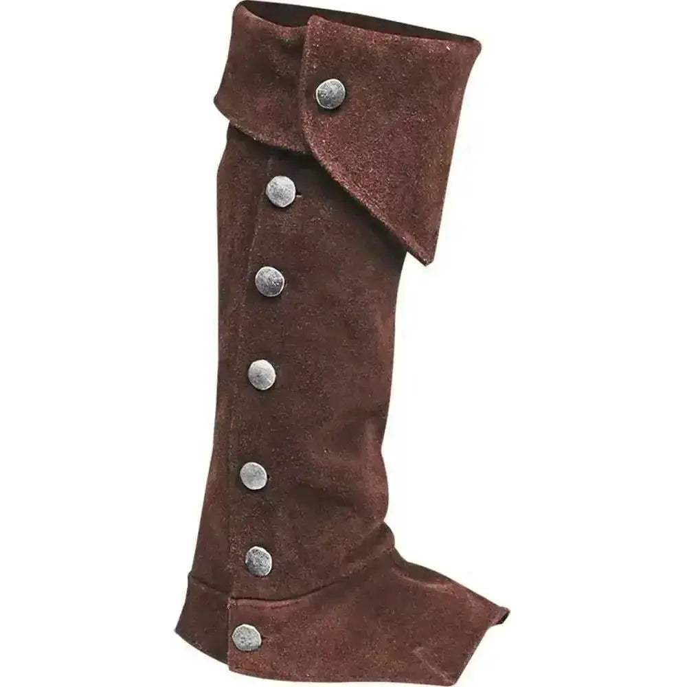 Durable Faux Leather Medieval Greaves For LARP Cosplay - ToylandEU