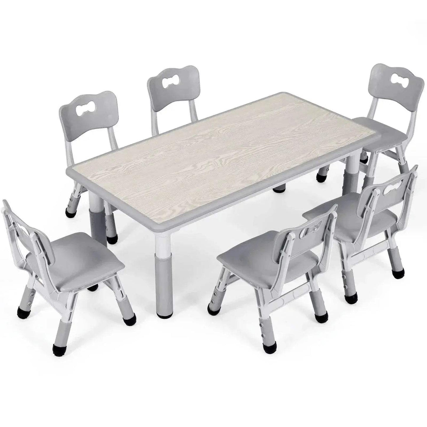 Durable Kids Activity Table Set with Height Adjustable Feature for Creative Play and Learning Ages 2 to 10 - ToylandEU