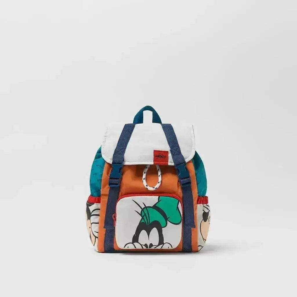 Durable Kids Backpack Cartoon Mickey Mouse Design With Two Shoulder Straps For Ages 4 To 6 Boys - ToylandEU