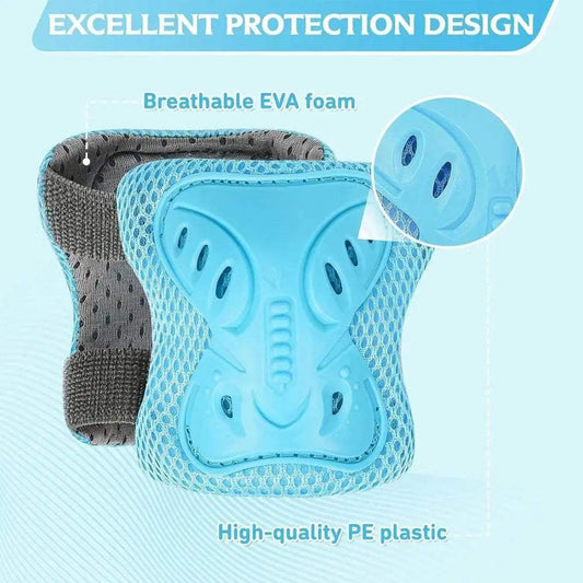 Durable Kids Protective Gear Set Knee Elbow Wrist 3In1 3-10 - ToylandEU