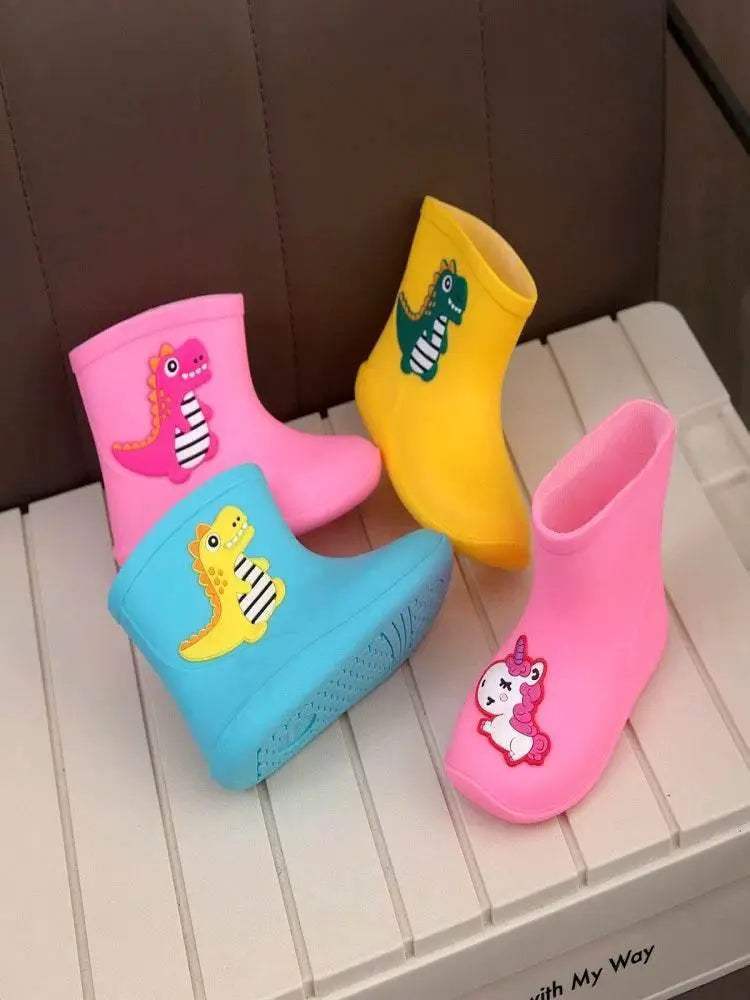 Waterproof Kids Rain Boots Cartoon Print Toyland EU - ToylandEU™