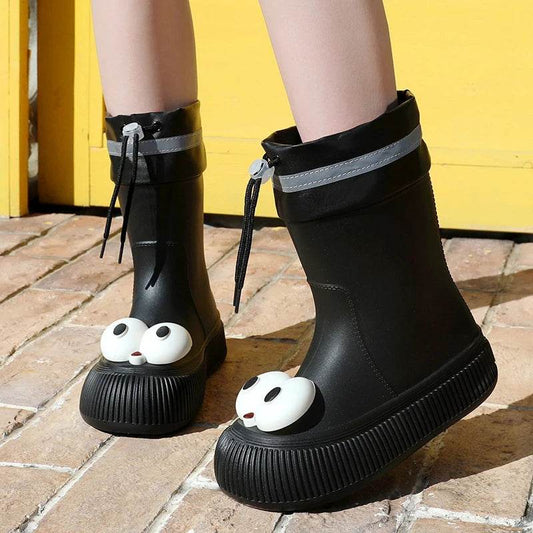 Durable Kids Rain Boots With Elastic Band Slip On For Kids - ToylandEU