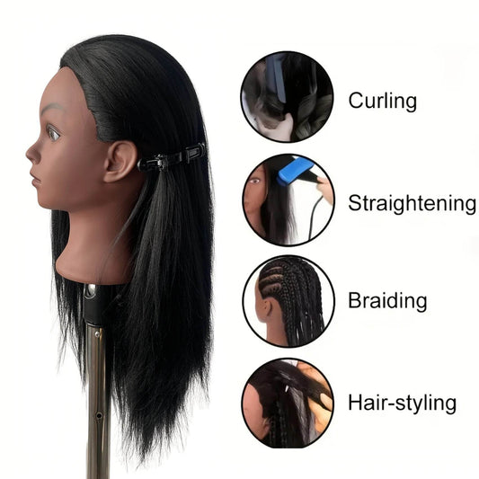 Durable Mannequin Head 16 Inch Synthetic Hair For Braiding - ToylandEU