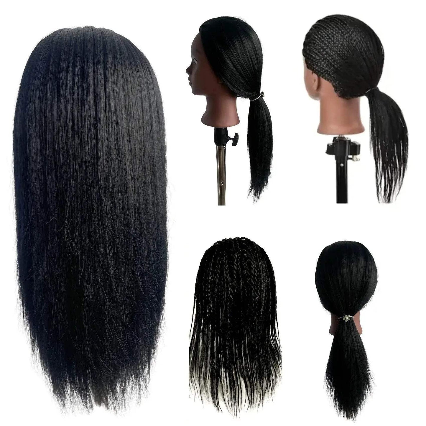 Durable Mannequin Head 16Inch Synthetic Hair Toyland EU - ToylandEU™