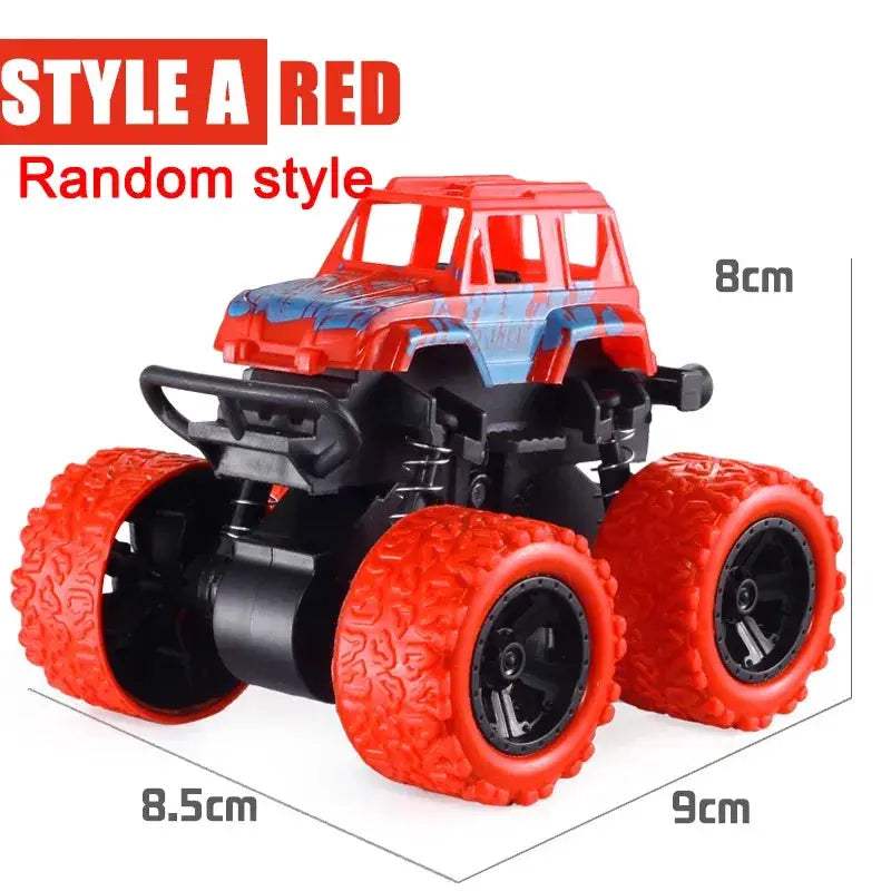 Durable Monster Truck Pull Back Car Four Wheel Drive Toy - ToylandEU