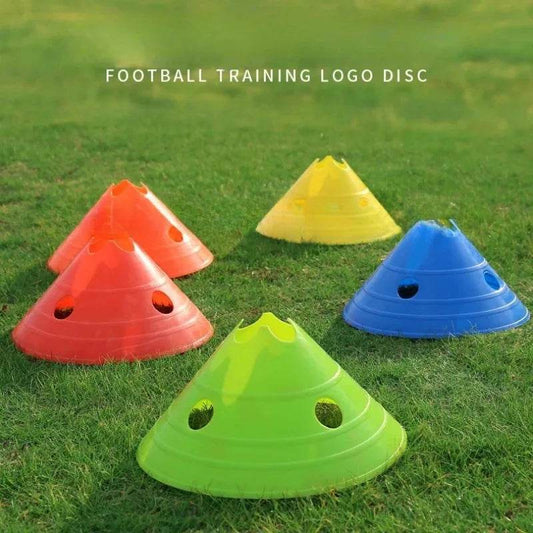 Durable PVC Agility Cones With Holes 15cm For Multi Sport Drills - ToylandEU