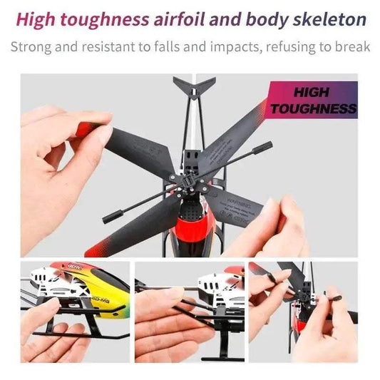Durable Remote Control Helicopter with LED Lights for Kids - ToylandEU™