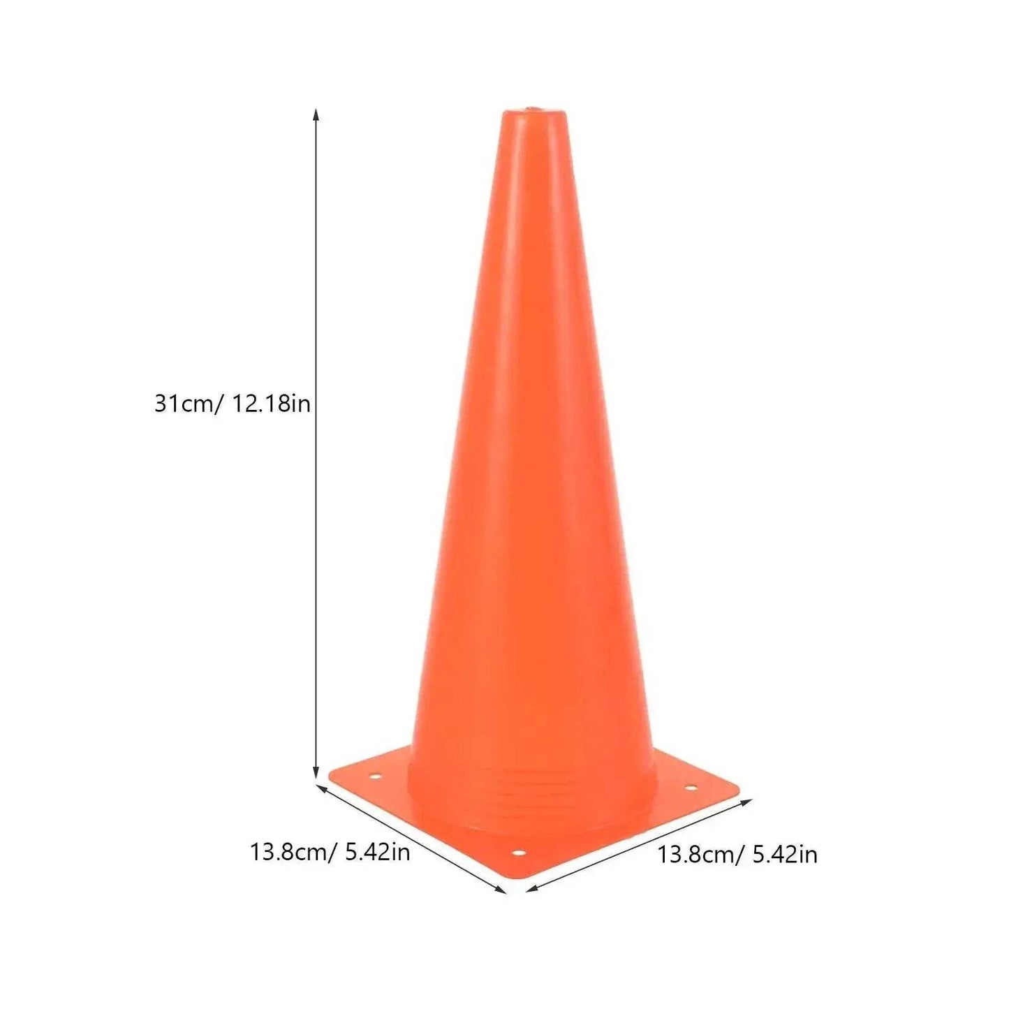 Durable Soccer Agility Cones 4 Piece Plastic Set For Soccer Drills - ToylandEU